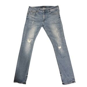 Guess Destroyed Medium Wash Men's Jeans